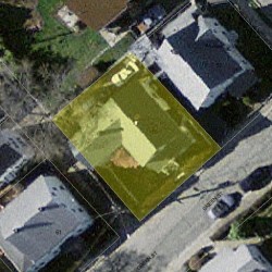 55 Green St, Newton MA 02458-1341 aerial view