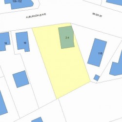2 Auburndale Ave, Newton MA 02465-1402 plot plan