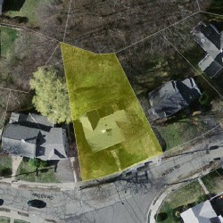 22 Hagen Rd, Newton MA  02459-2752 aerial view