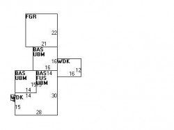 85 Central St, Newton MA  02466-2403 floor plan