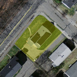 3 Melbourne Ave, Newton MA  02460-1221 aerial view