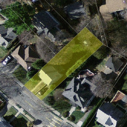 126 Clark St, Newton MA  02459-2460 aerial view