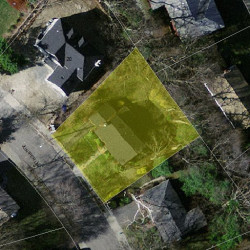 28 Juniper Ln, Newton MA  02459-2861 aerial view