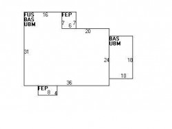 46 Grant Ave, Newton MA  02459-1309 floor plan