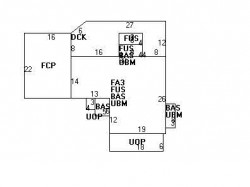 279 Cabot St, Newton MA  02460-2269 floor plan