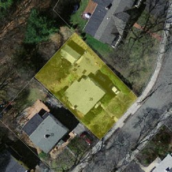 29 Beverly Rd, Newton MA 02461-1112 aerial view