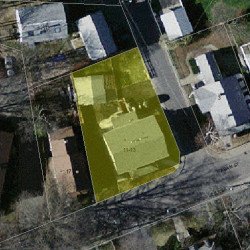 13 Waban St, Newton MA 02458-1533 aerial view