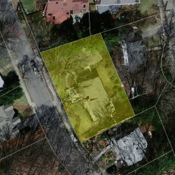 21 Nantucket Rd, Newton MA  02461-1407 aerial view