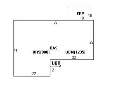 57 Howland Rd, Newton MA 02465-2947 floor plan