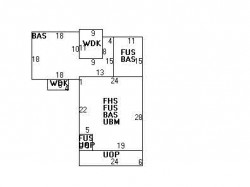 16 Braeland Ave, Newton MA 02459-2211 floor plan