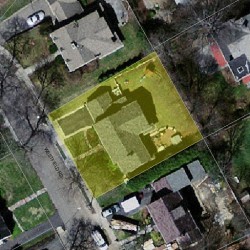 30 Westfield Rd, Newton MA  02465-2563 aerial view