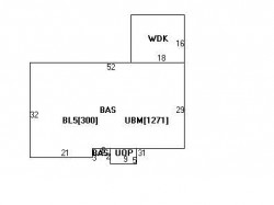 744 Dedham St, Newton MA  02459-3313 floor plan