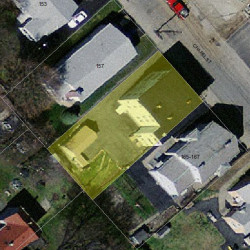 161 Chapel St, Newton MA 02458-1307 aerial view