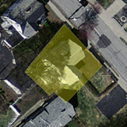 101 Hawthorn St, Newton MA 02458-1237 aerial view