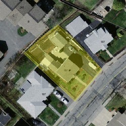 191 Linwood Ave, Newton MA  02460-1431 aerial view