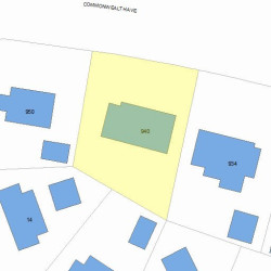 940 Commonwealth Ave, Newton MA 02459-1039 plot plan