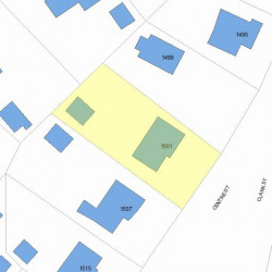 1501 Centre St, Newton MA 02461-1200 plot plan