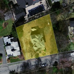 315 Highland Ave, Newton MA  02465-2513 aerial view