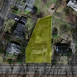 564 Quinobequin Rd, Newton MA 02468-2130 aerial view