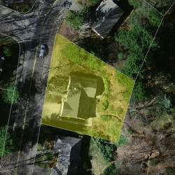 176 Grant Ave, Newton MA  02459-2015 aerial view