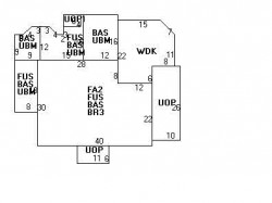 130 Nehoiden Rd, Newton MA 02468-1926 floor plan
