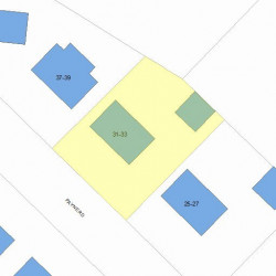 31 Payne Rd, Newton MA  02461-1816 plot plan