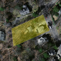 51 Hyde St, Newton MA 02461-1203 aerial view