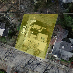 19 Moreland Ave, Newton MA  02459-2114 aerial view
