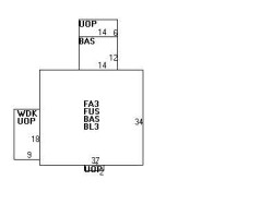 224 Quinobequin Rd, Newton MA 02468-1817 floor plan