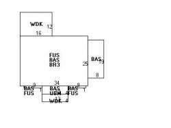 17 Charlotte Rd, Newton MA 02459-1707 floor plan