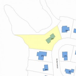 280 Islington Rd, Newton MA  02466-1019 plot plan