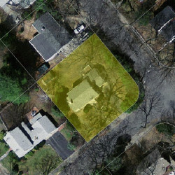 80 Crehore Dr, Newton MA  02462-1114 aerial view