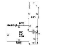 22 Morseland Ave, Newton MA 02459-1150 floor plan