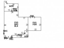 34 Larchmont Ave, Newton MA  02468-2031 floor plan