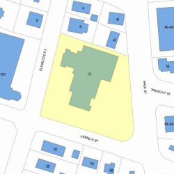 20 Eldredge St, Newton MA 02458-2018 plot plan