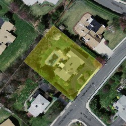83 Countryside Rd, Newton MA  02459-2917 aerial view