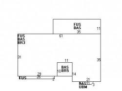 45 Ellis Rd, Newton MA  02465-2916 floor plan