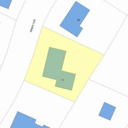 11 Renee Ter, Newton MA  02459-2303 plot plan