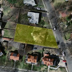 159 Beaumont Ave, Newton MA  02460-2315 aerial view