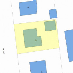 50 Hale St, Newton MA 02464-1311 plot plan