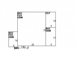 52 Larchmont Ave, Newton MA  02468-2031 floor plan