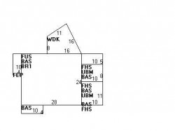 130 Oakdale Rd, Newton MA  02461-1813 floor plan