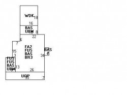 207 Lincoln St, Newton MA 02461-1327 floor plan