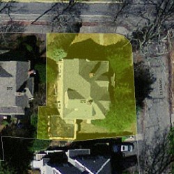 970 Beacon St, Newton MA  02459-1725 aerial view