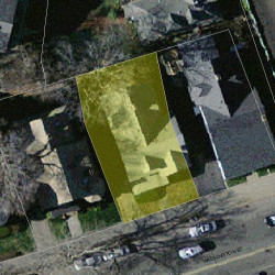 445 Washington St, Newton MA 02458-1537 aerial view
