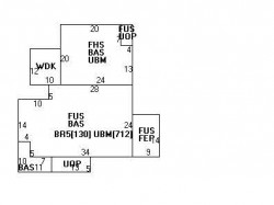 67 Halcyon Rd, Newton MA 02459-2431 floor plan