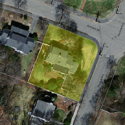 44 Puritan Rd, Newton MA 02461-1037 aerial view