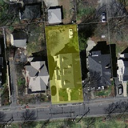 29 Washington Park, Newton MA  02460-1915 aerial view