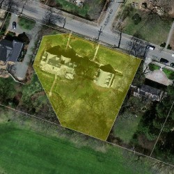 99 Aspen Ave, Newton MA  02466-3021 aerial view