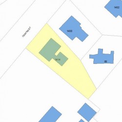 1414 Centre St, Newton MA 02459-2445 plot plan